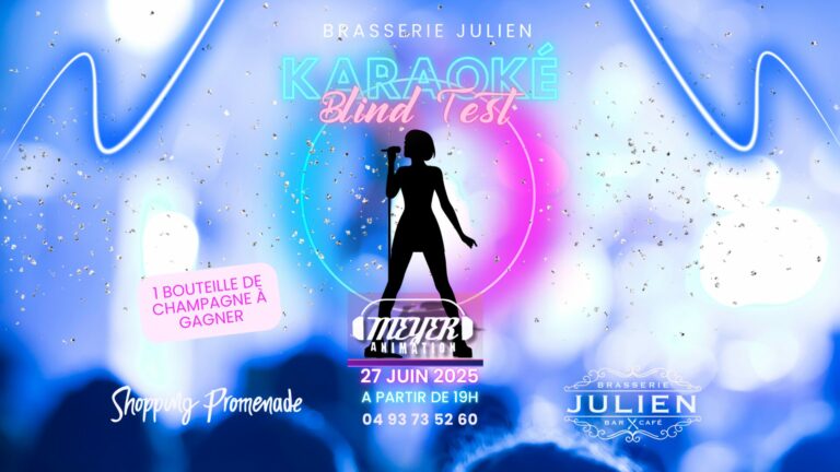 karaoké 27 juin brasserie julien